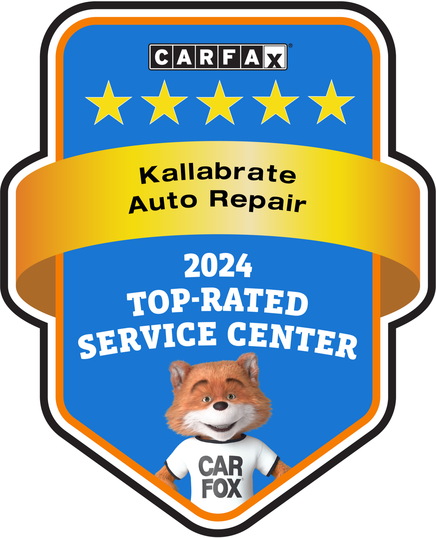 2024 CARFAX Top-Rated Service Center badge.