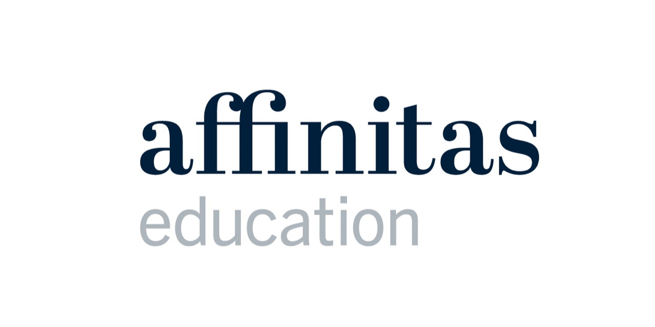A logo for affinitas education is shown on a white background.