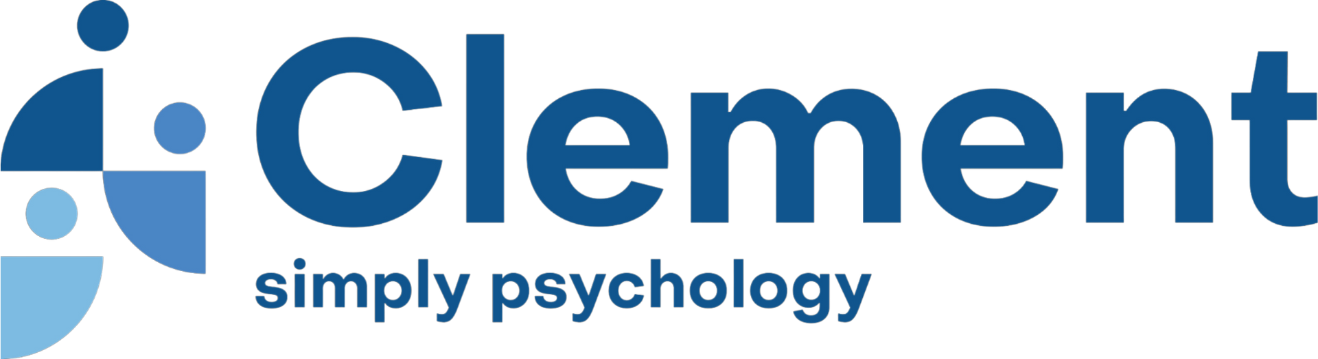 A logo for a company called clement simply psychology