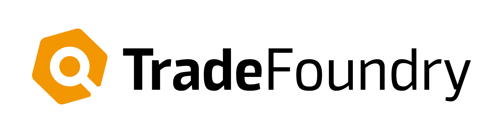 The tradefoundry logo is on a white background.