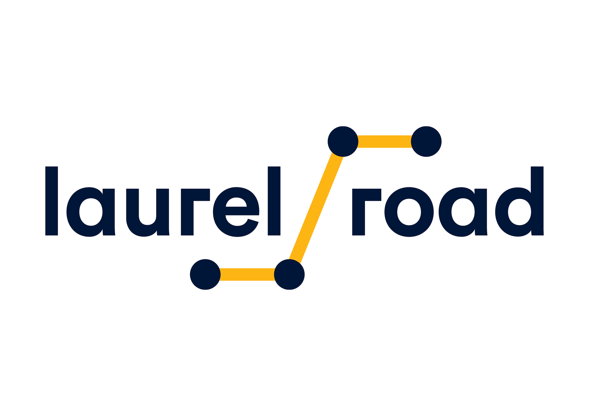A logo for a company called laurel road.