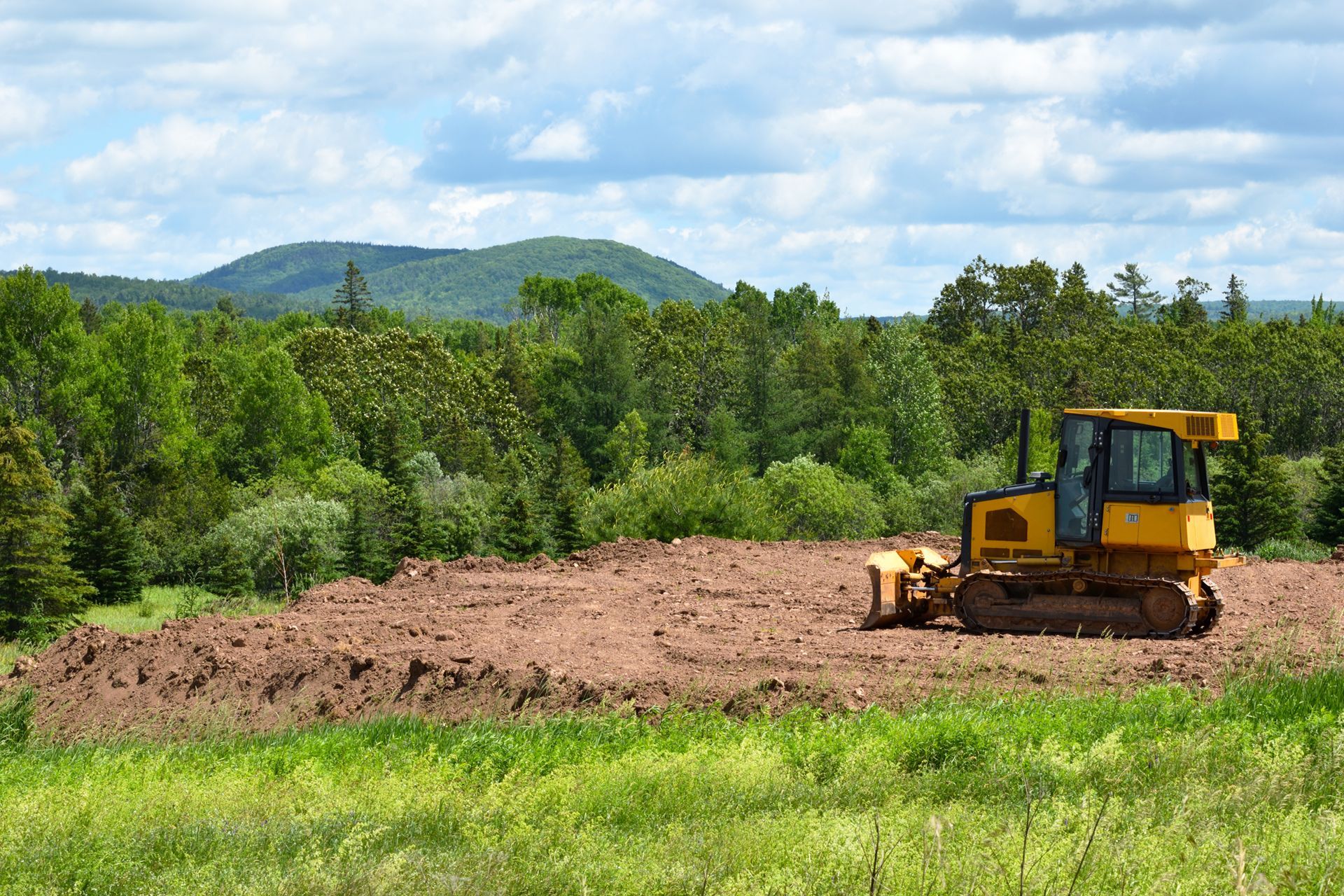 Clearing a land
