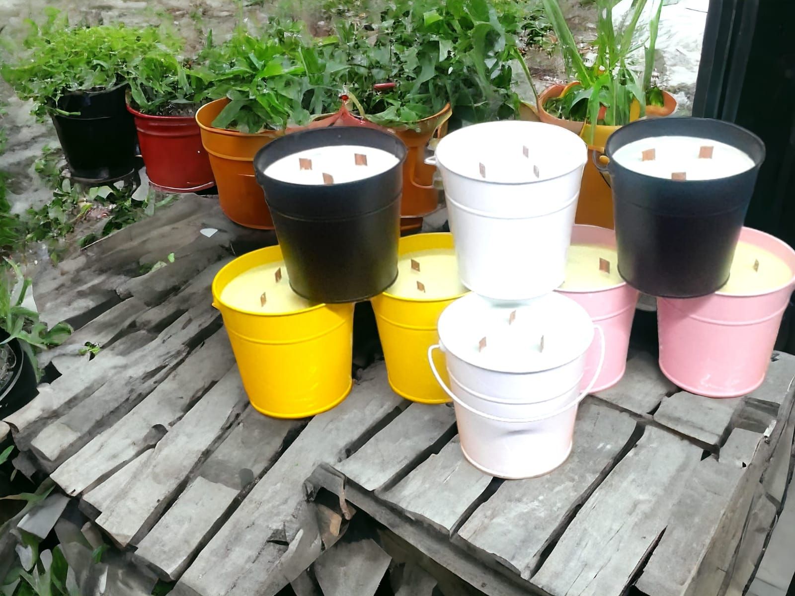 Citronella Bucket Candles