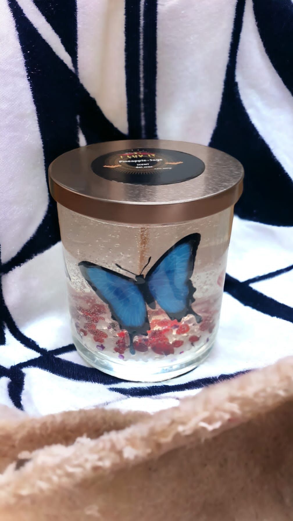 11.5oz Decorative  Gel Wax Candle