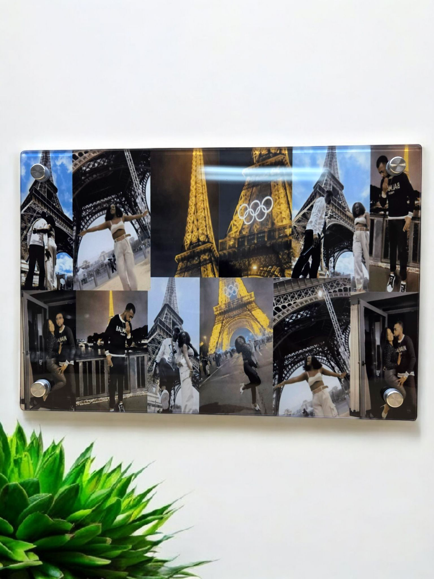 floating glass picture frame
