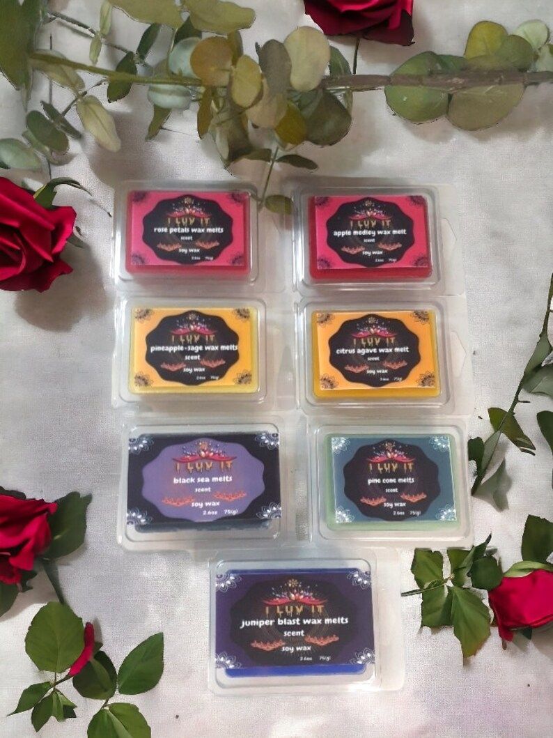 I LUV IT Six Cube Scented Melt Clamshells . . .
