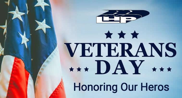 A poster for veterans day honoring our heros