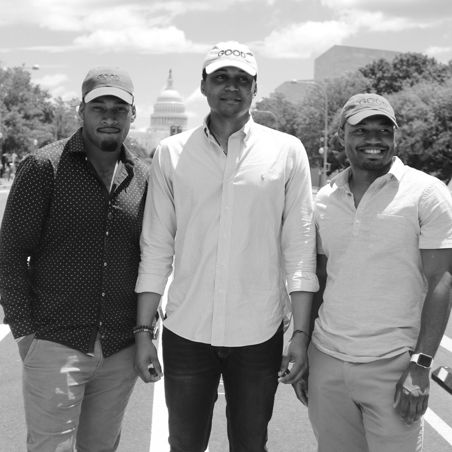 GOODProjects co-founders, Troye Bullock, Darius Baxter, and Danny Wright