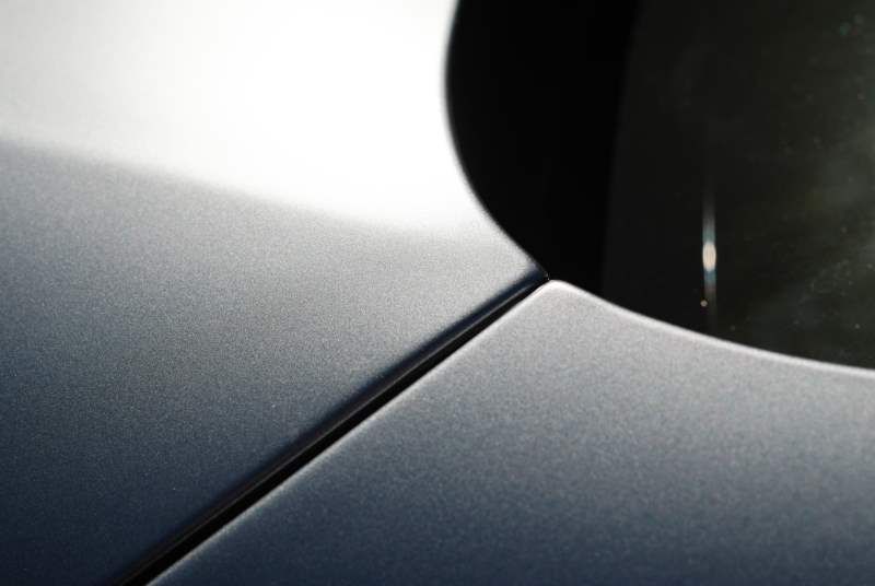 A close up of the side of a car