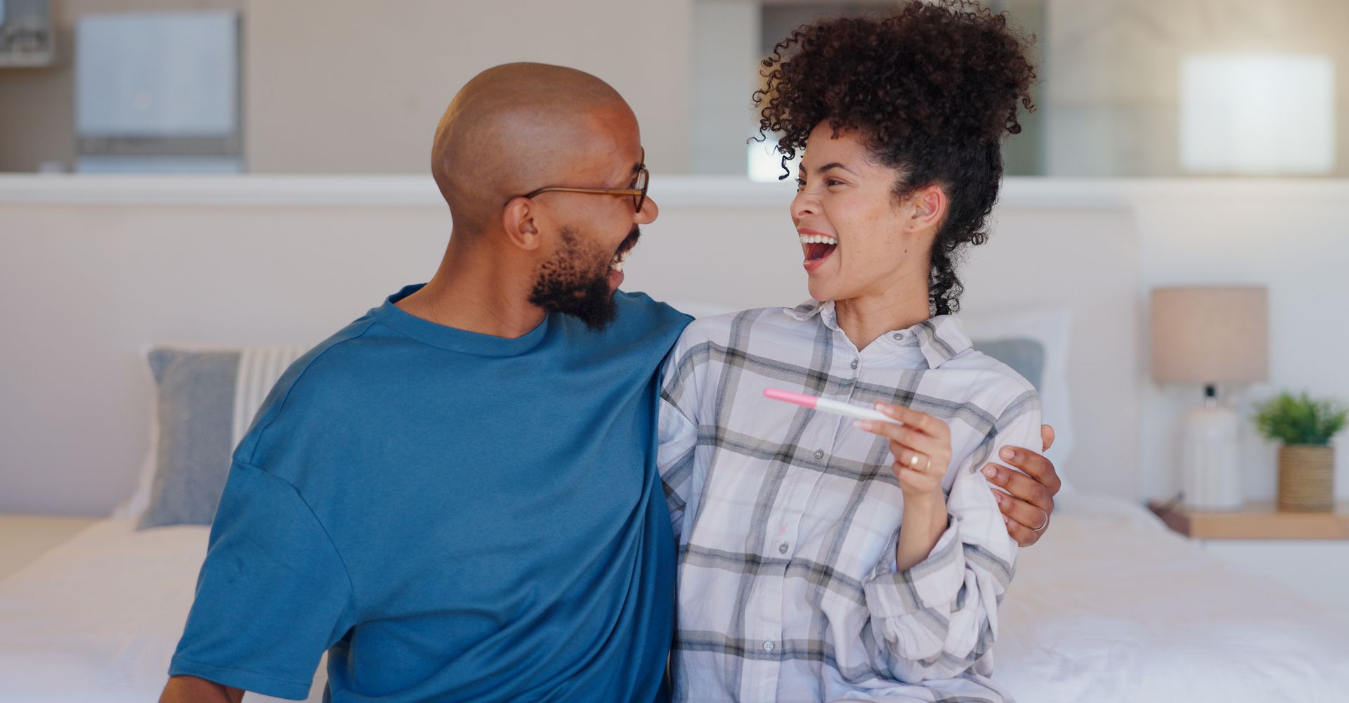 Couple With Positive Pregnancy Test — Savannah, GA — Curtis V Cooper Primary Health Care