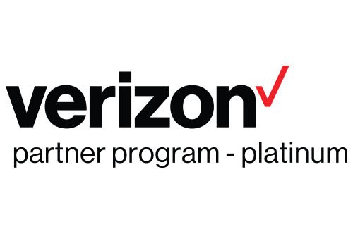 The logo for verizon is a partner program - platinum.
