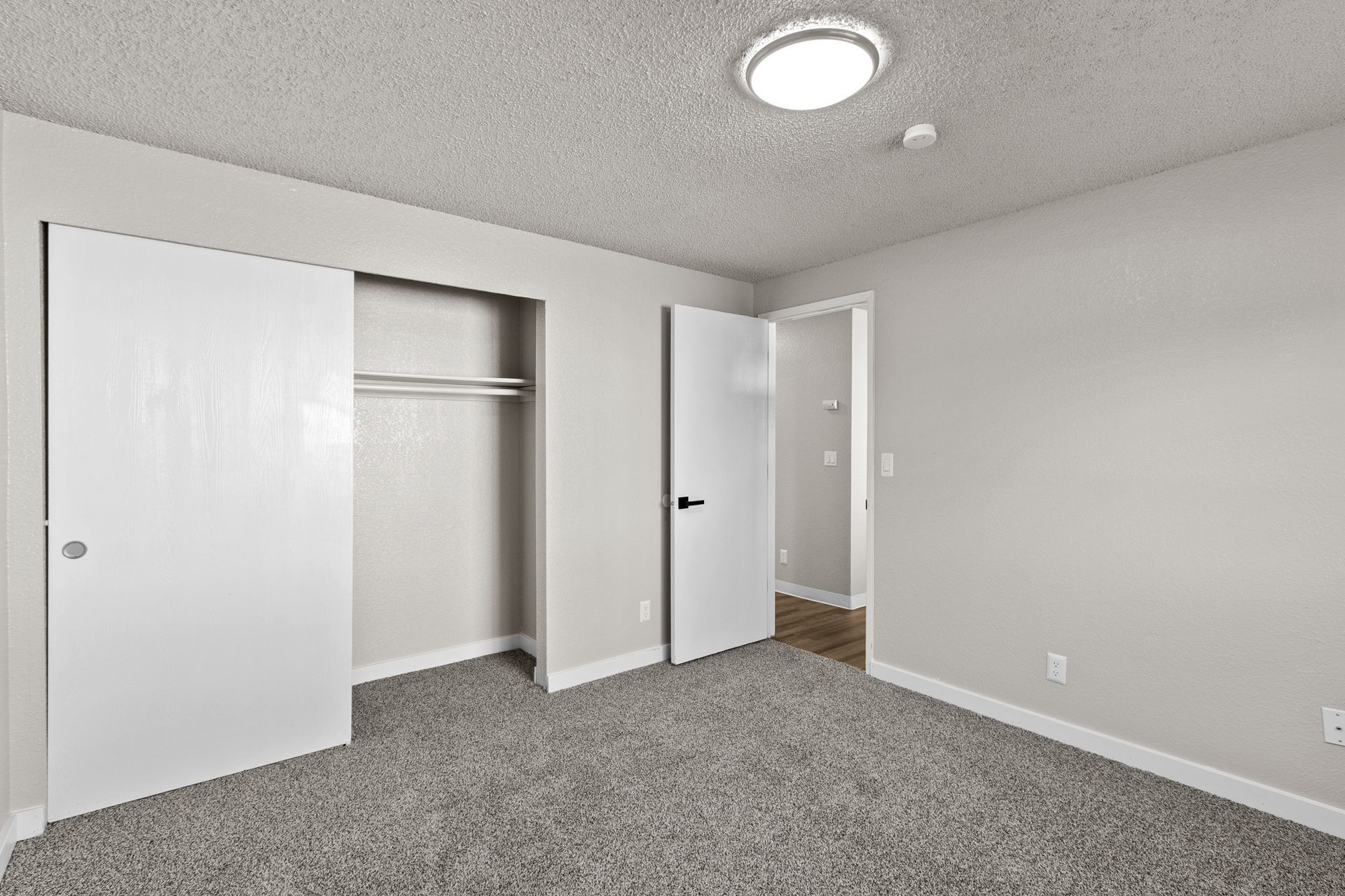 Spacious bedrooms with tons of closet space