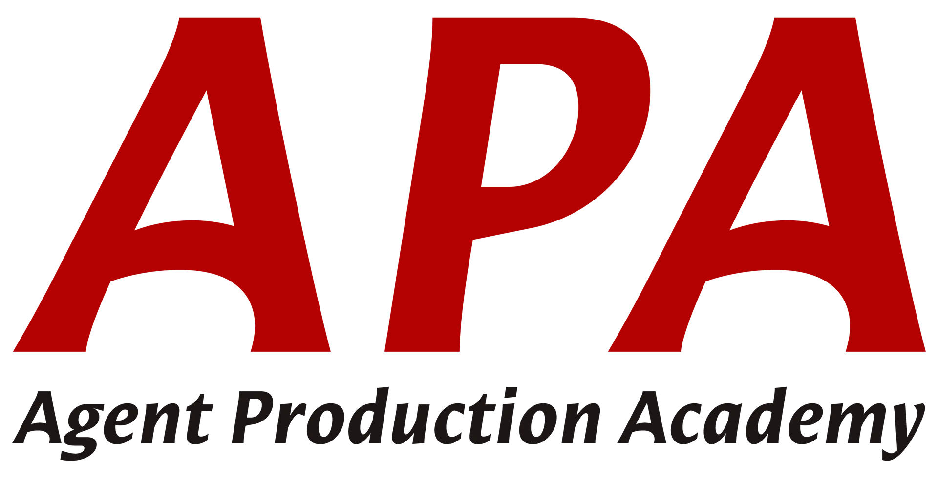 APA logo in red and black with the words “Agent Production Academy” underneath