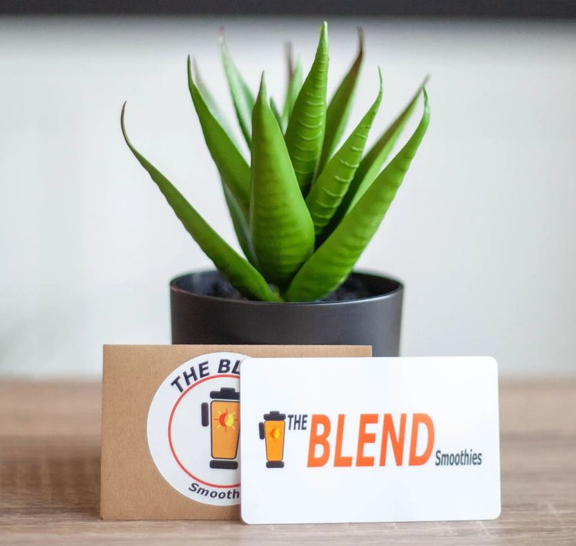 Gift card and business card from 
