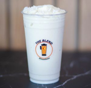Soy Milk, Coconut Base, Pineapple, Banana, Frozen Yogurt, Shredded Coconut