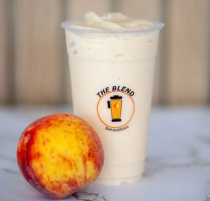 Oat Milk, Peach Juice, Peaches, Frozen Yogurt