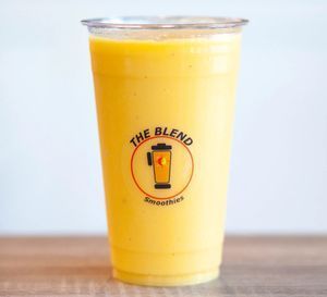 Fresh Orange Juice, Peaches, Banana, Mango, Orange Sherbet, Frozen Yogurt, Vitamin