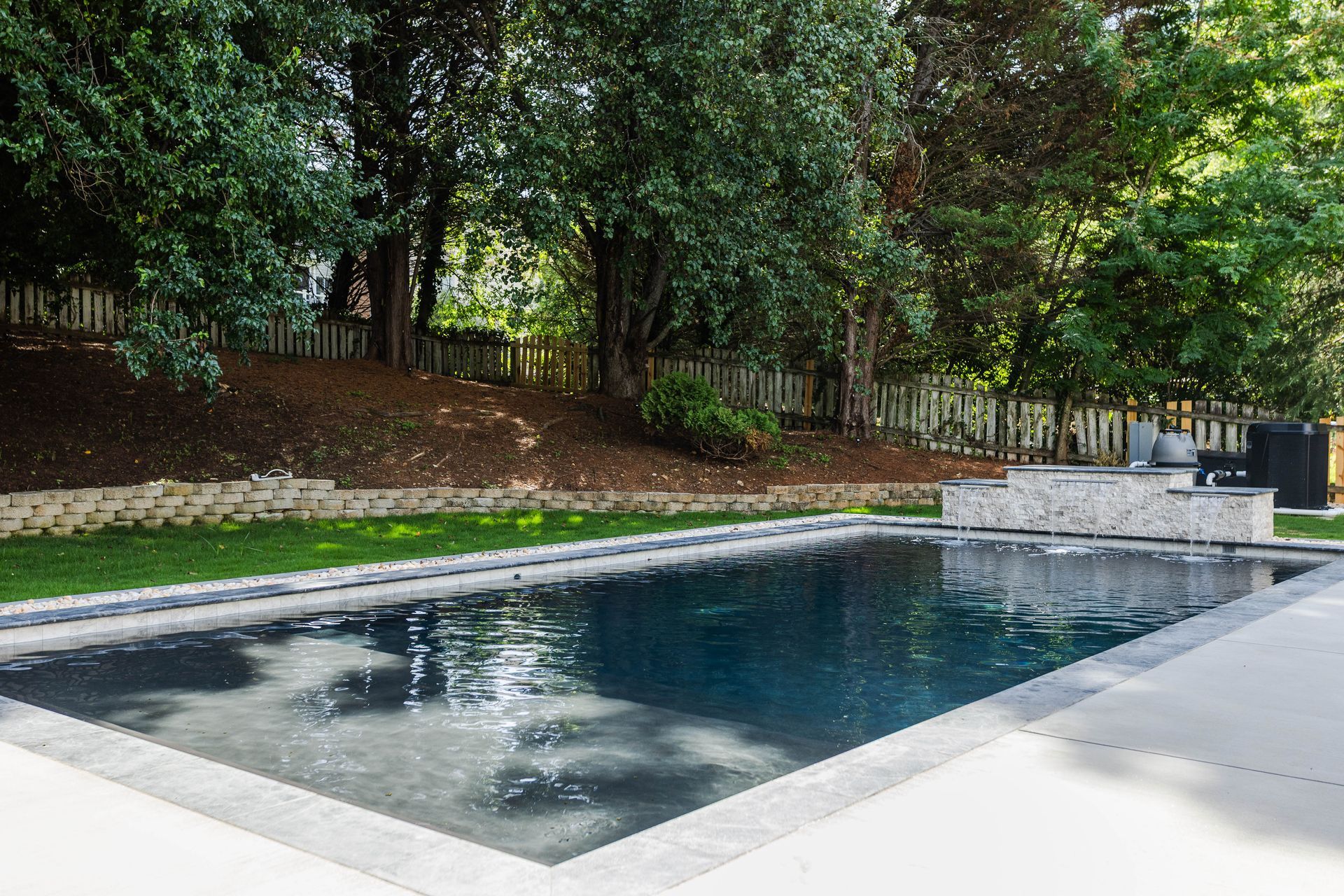 Aqua Blue Pools custom inground pool