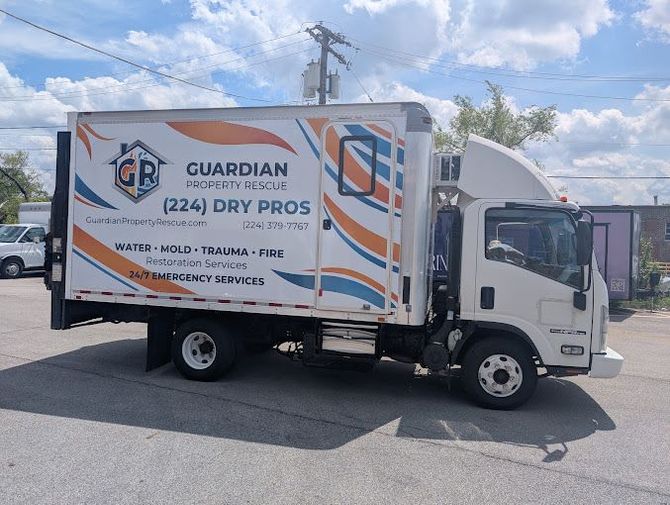 Guardian Property Rescue service truck