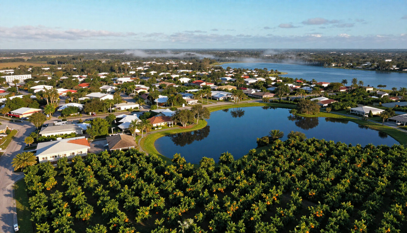 Estelle Sullivan Realty Frostproof FL office and landscape
