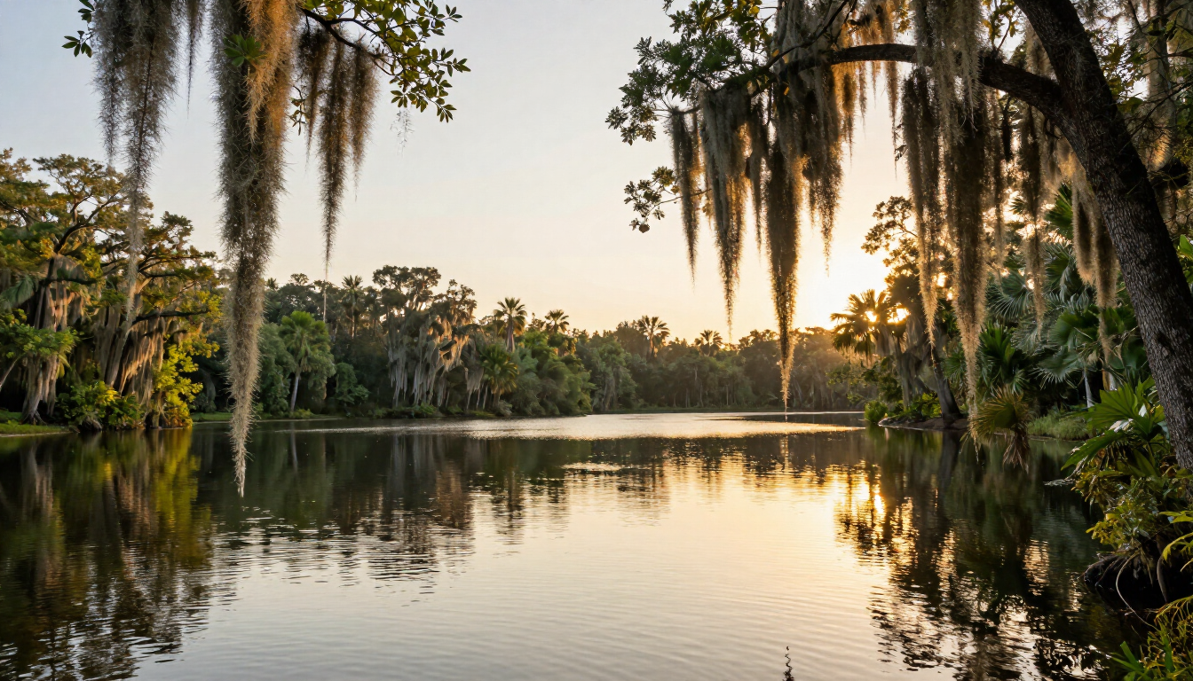 Serene Lake View