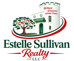 Estelle Sullivan Realty LLC logo with house, tree, and “Where dreams come true” slogan