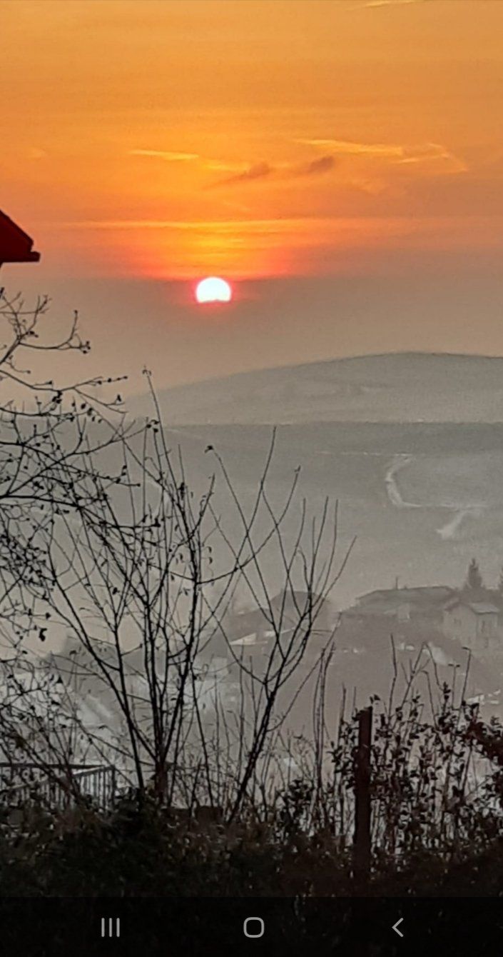 Castellinaldo d'Alba panorama tramonto