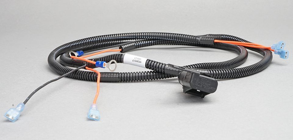 Power generation wire harnesses, cable harnesses and electrical enclosure assemblies. 1