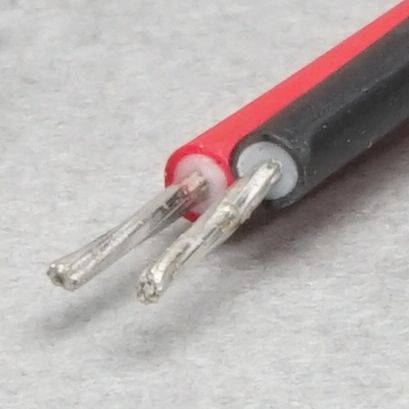 Wire tinning.