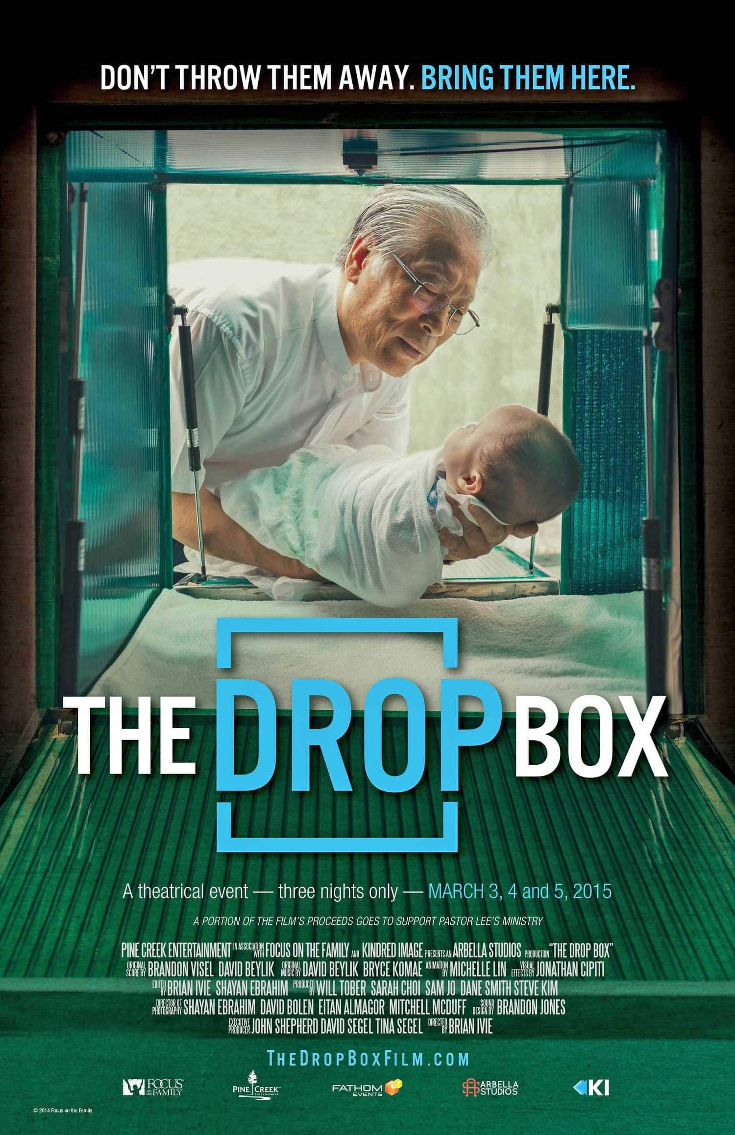 A poster for the movie the drop box