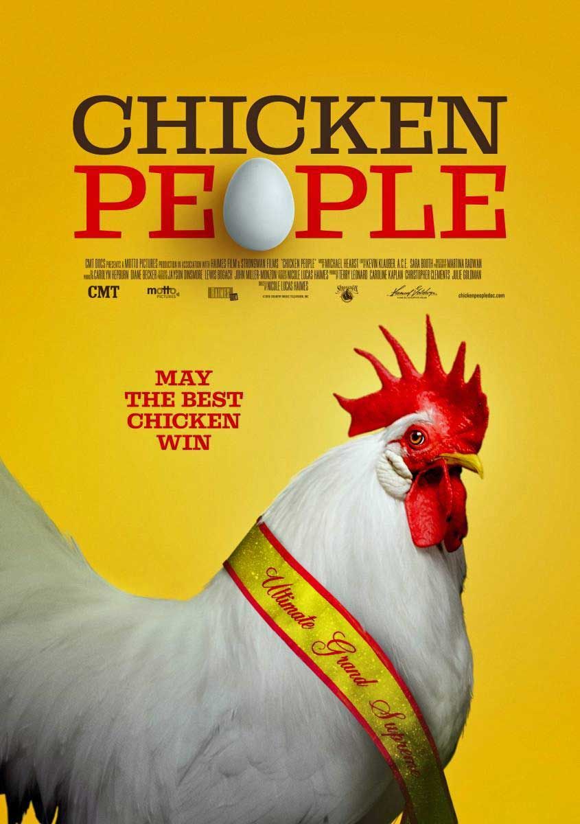 A movie poster for the movie chicken people