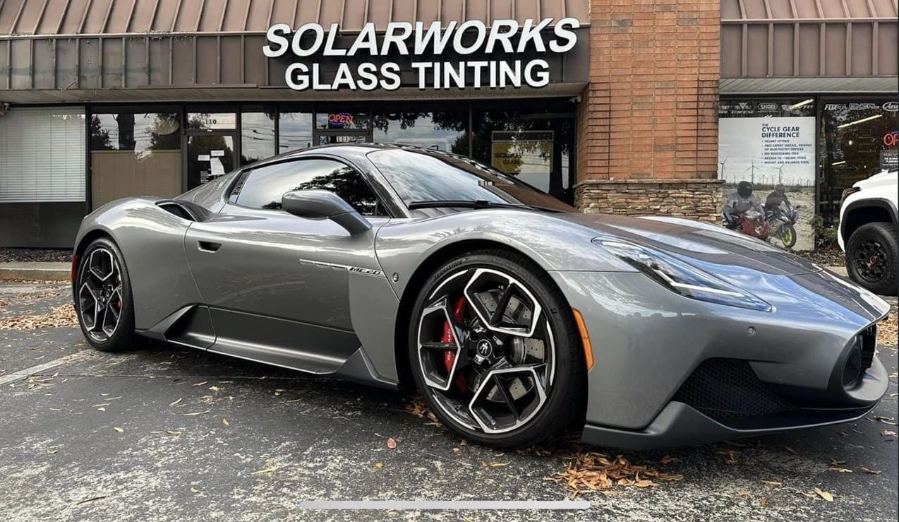 window tinted car in roswell