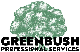 Logo for Greenbush Professional Services: a green, stylized tree above black text.