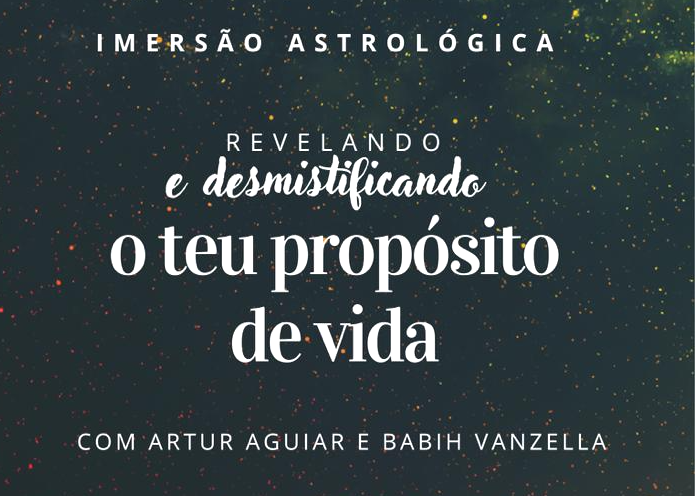 A poster that says revelando e desmistificando seu propósito de vida