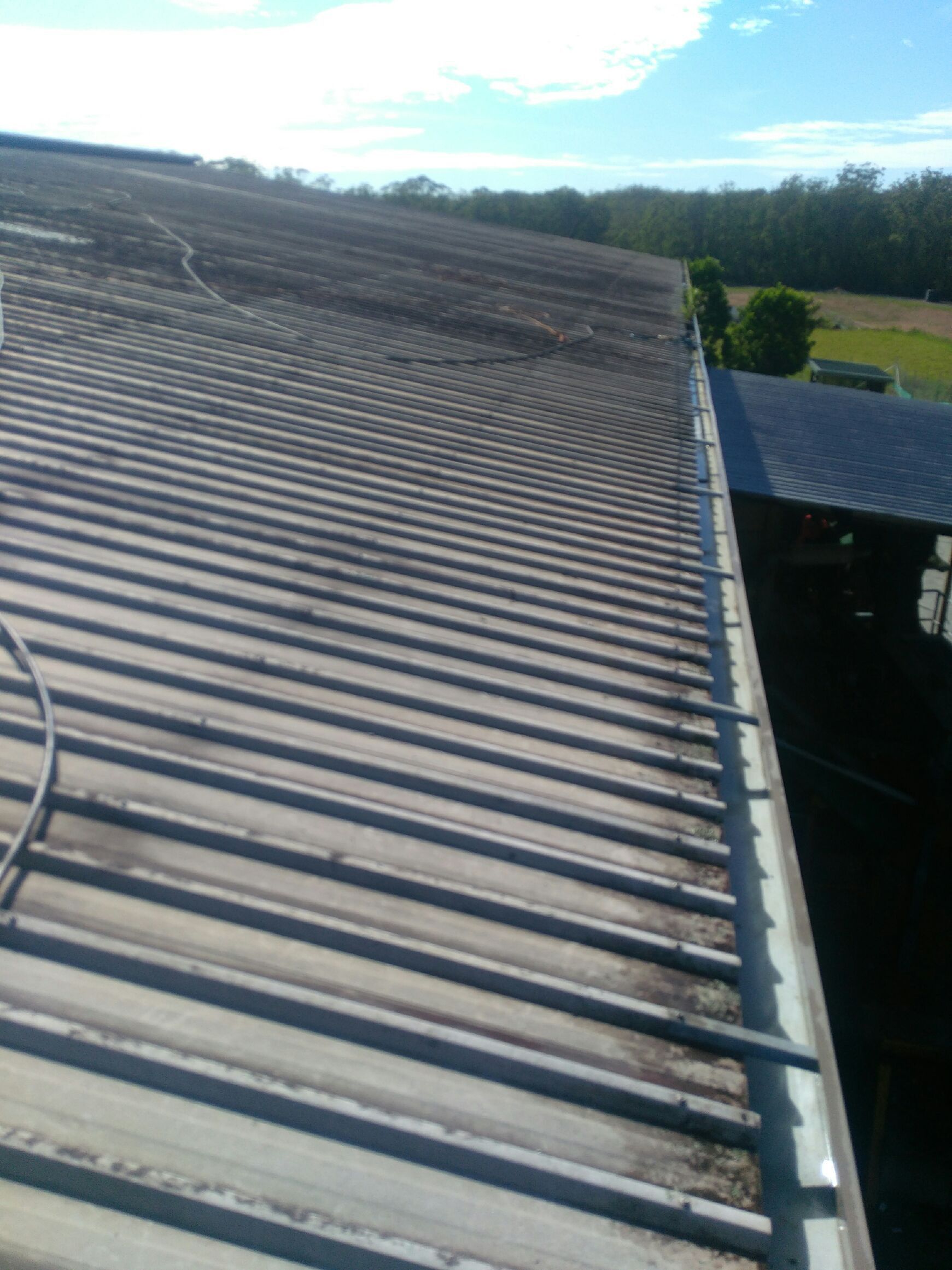 Clean White Rain Gutter — Complete Pressure Cleaning in Glen Port Macquarie, NSW