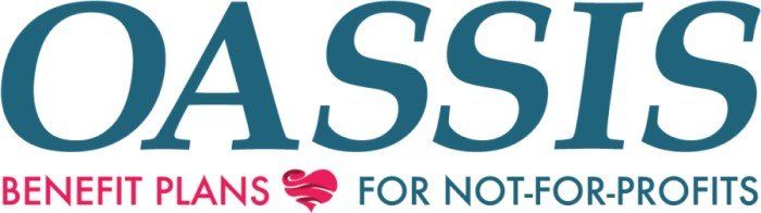 A logo for oasis benefit plans for not-for-profits