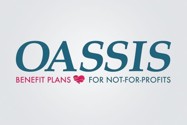 A logo for oasis benefit plans for not-for-profits