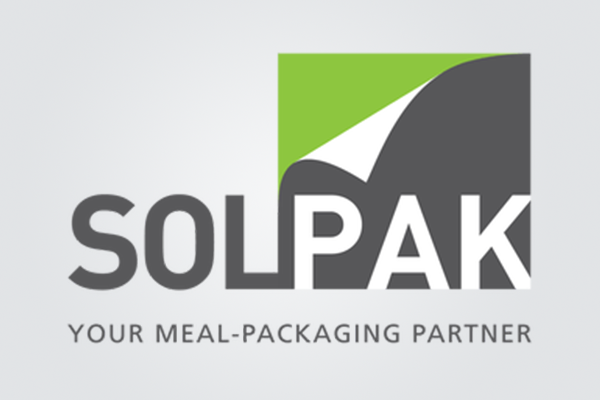 A green and gray logo with the word pak on it.