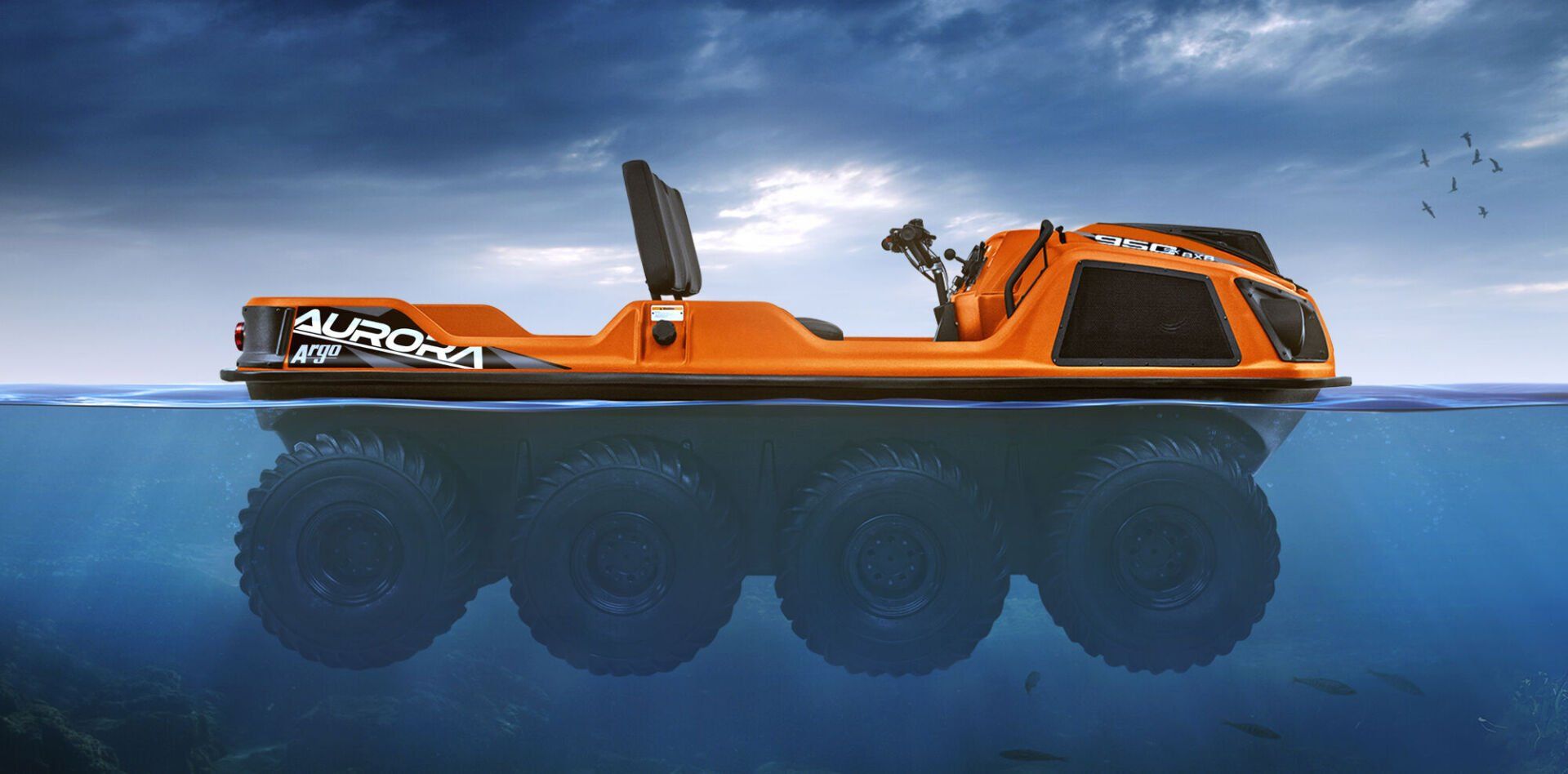 Argo Aurora pictured in water.