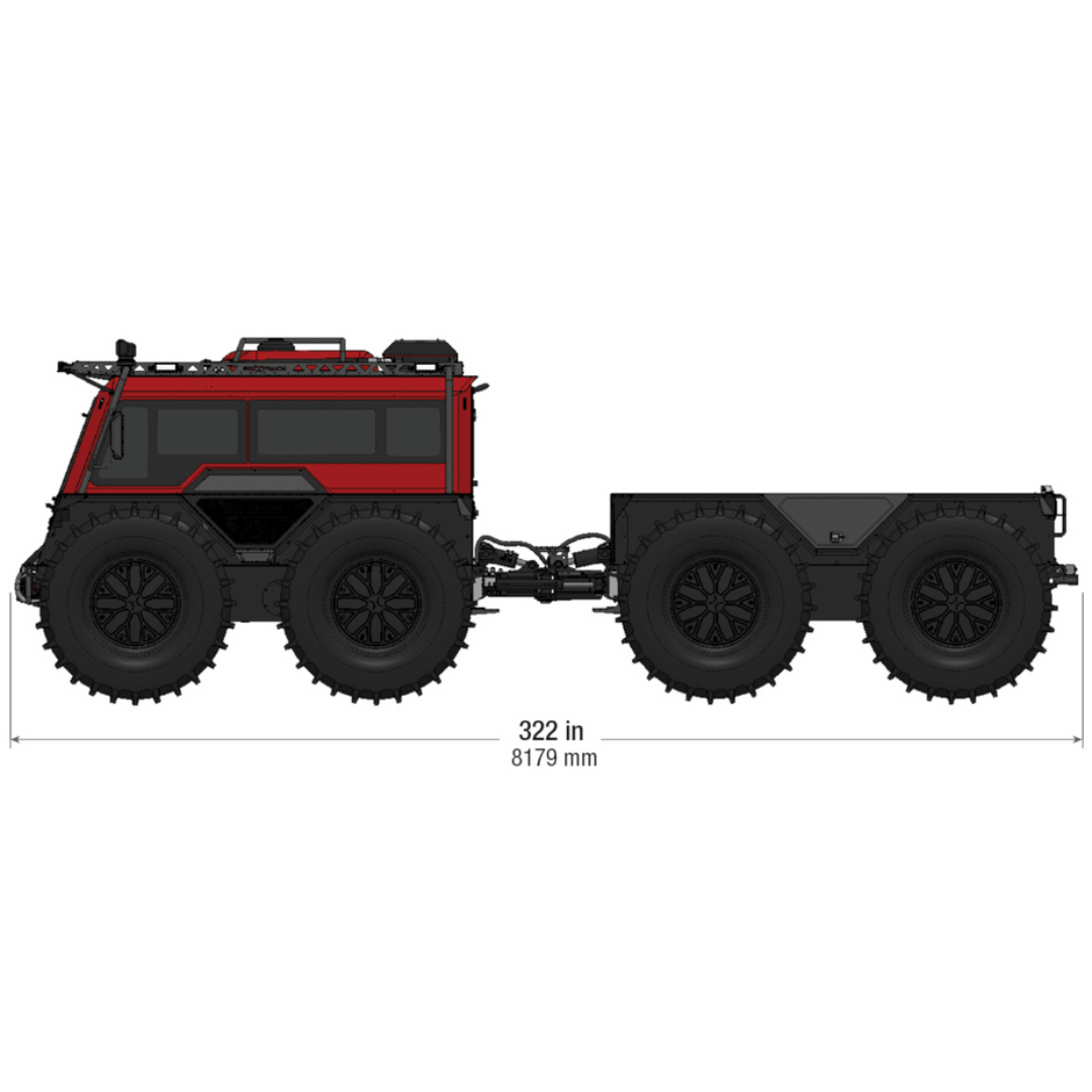 Fat Truck 8x8 Hauler, an industrial off road vehicle.