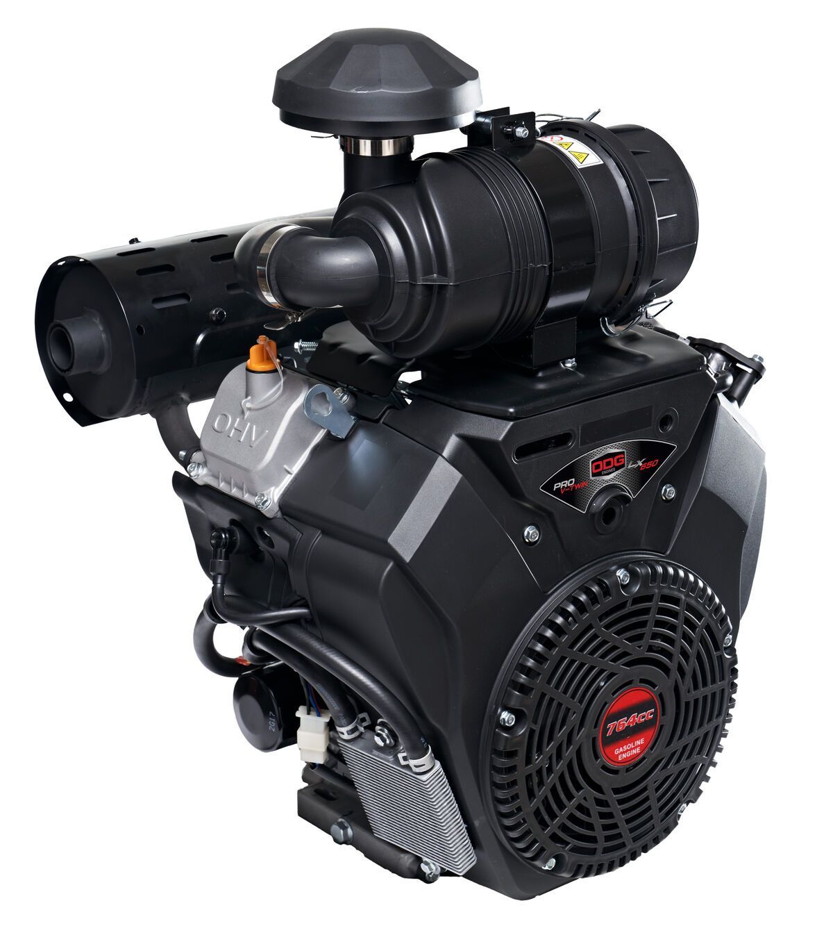 a black engine with the word pro on it