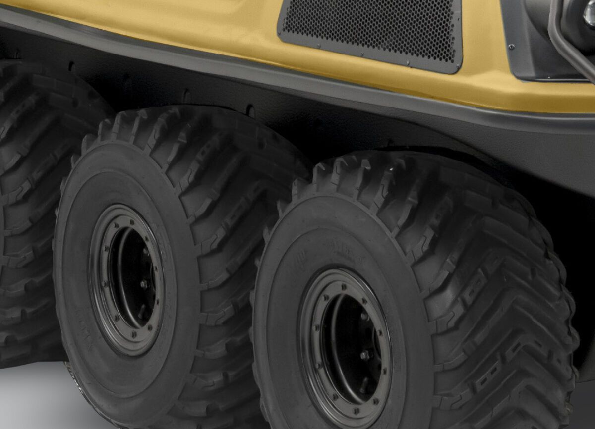 25 inch tires on the XTV.