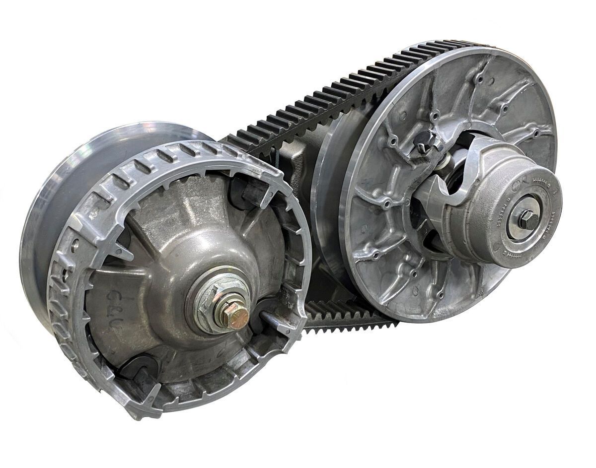 a close up of a clutch that says gm on it