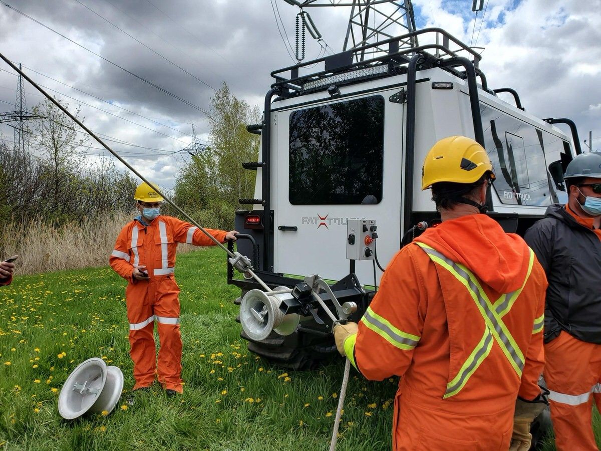 Fat Truck used by Hydro works.