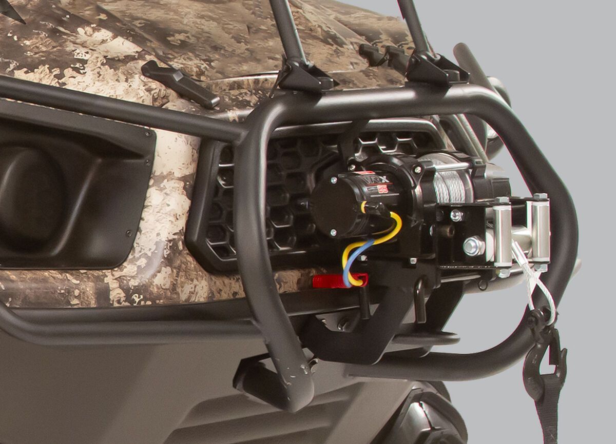 Winch and Brushguard close up