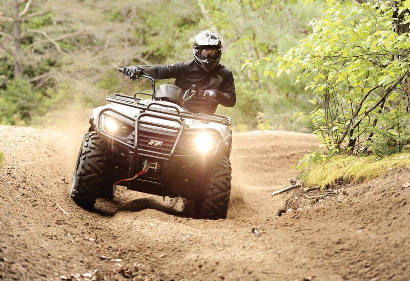 A professional riding argo xplorer.