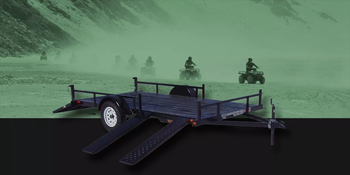 7' x 12' Ramp Side Utility Trailer | Loch Lomond Equipment Sales | Thunder Bay ON