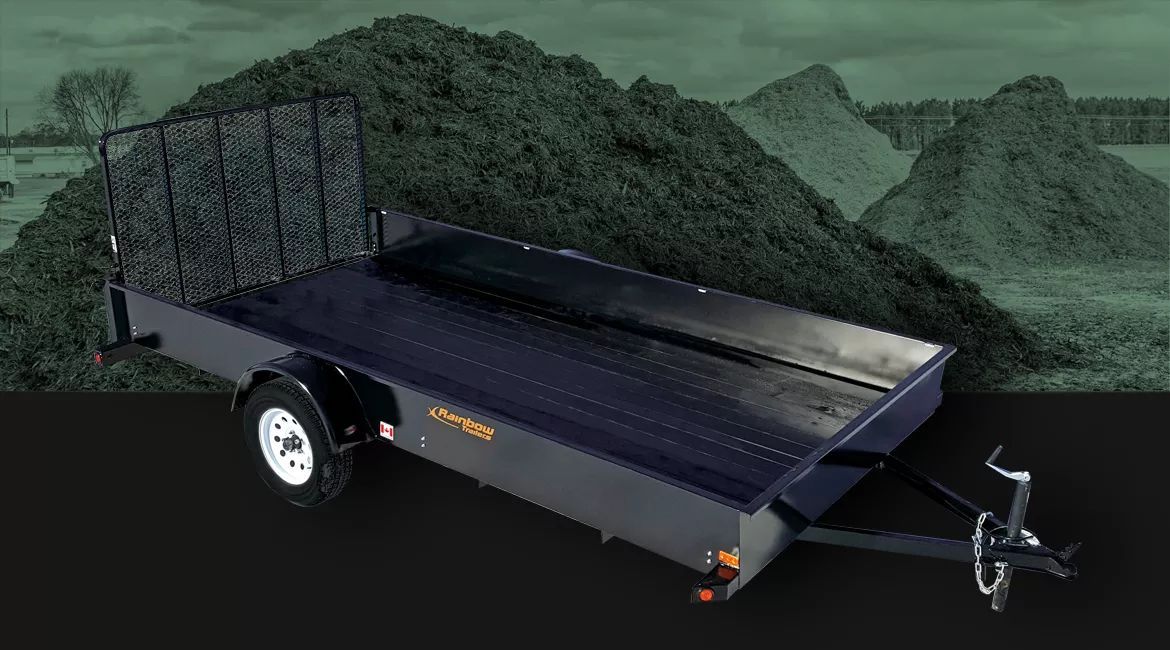6' by 10' Solid Side Utility Trailer | Loch Lomond Equipment Sales | Thunder Bay ON