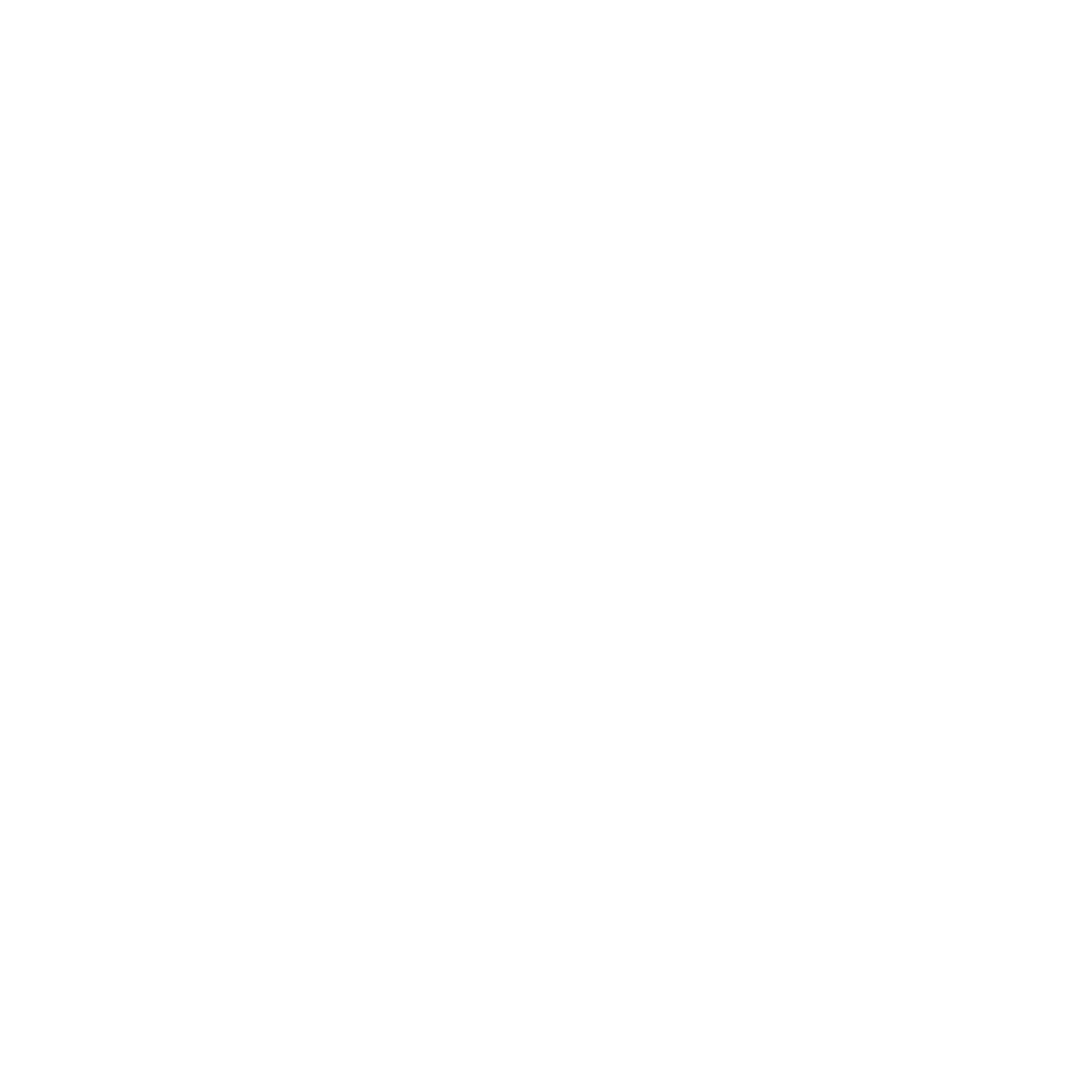 White abstract diamond-shaped logo