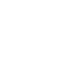 White abstract diamond-shaped logo